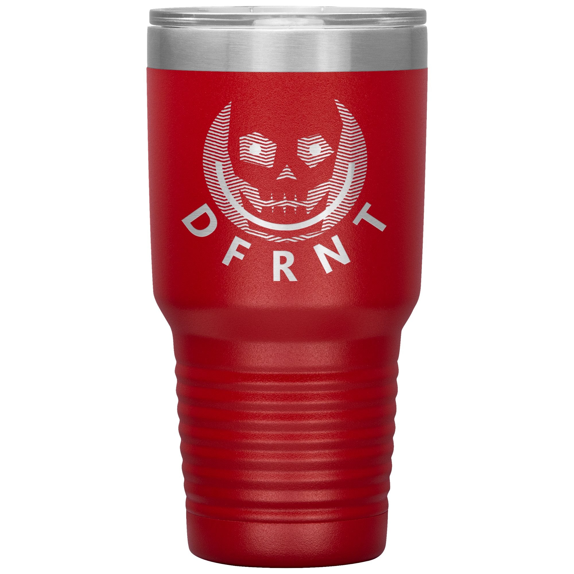 DFRNT HAPPY SKULL - 30 oz tumbler