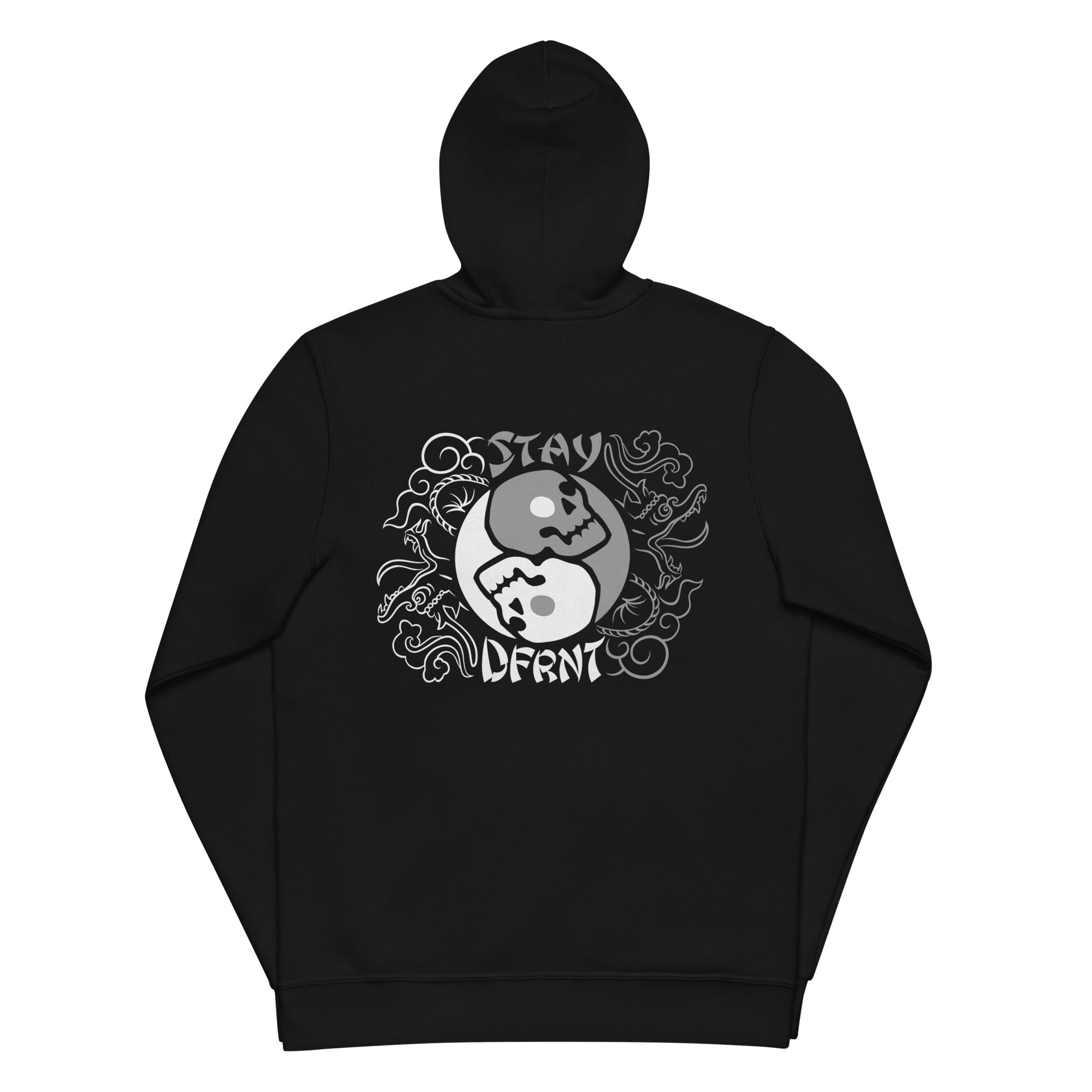 YIN YANG SKULLS | zipper hoodie