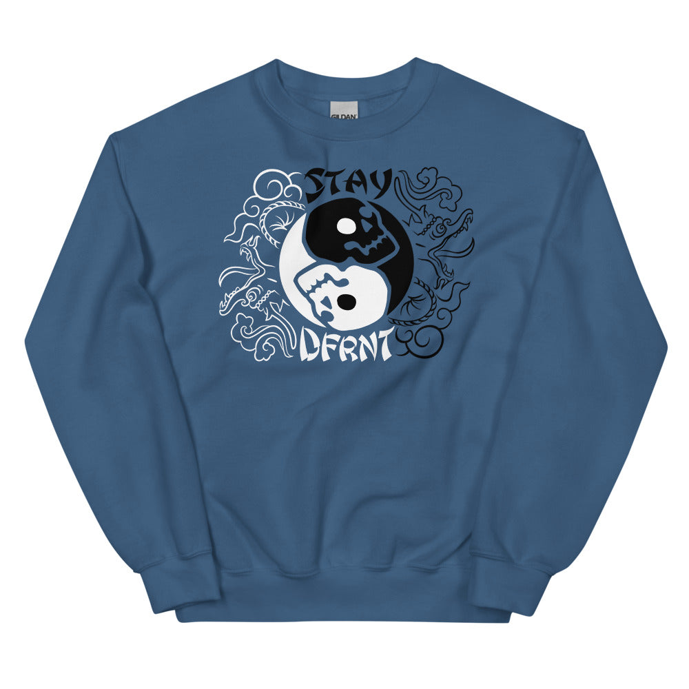 YIN YANG SKULLS | relaxed sweatshirt