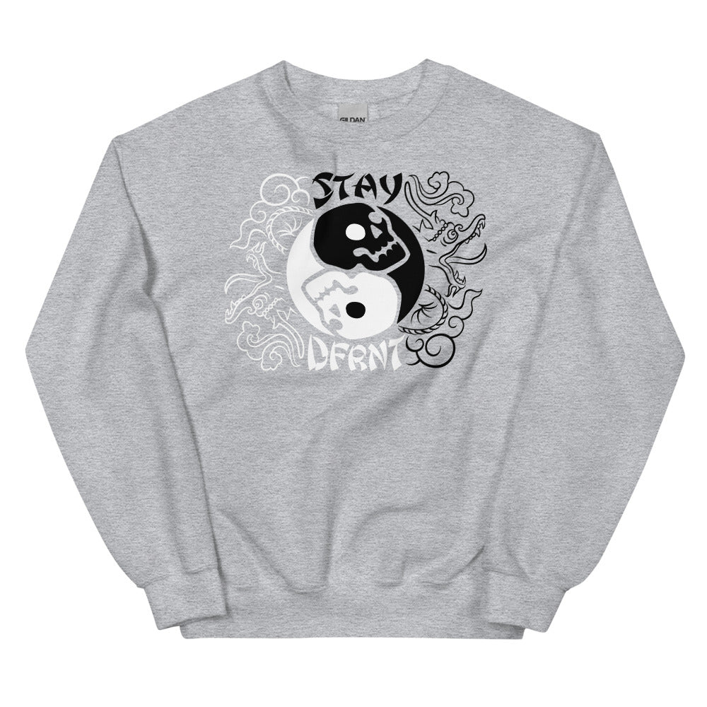 YIN YANG SKULLS | relaxed sweatshirt