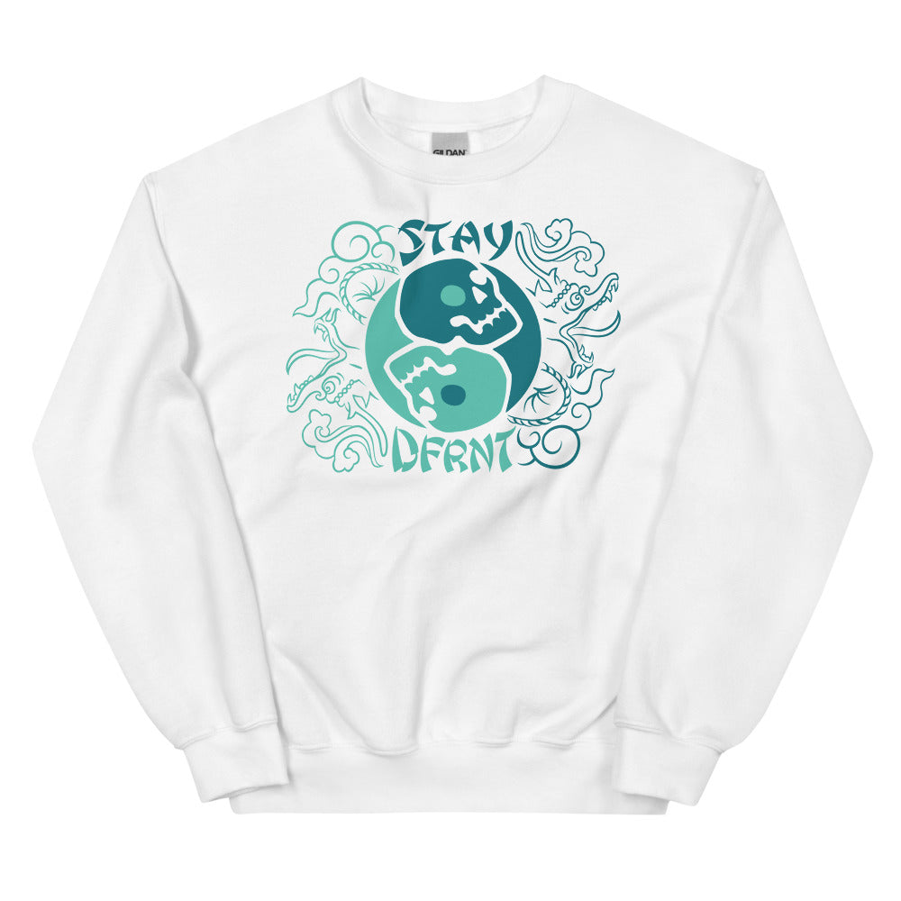 YIN YANG SKULLS | relaxed sweatshirt