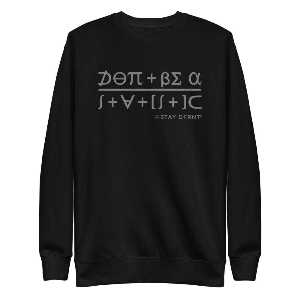 DON'T BE A STATISTIC | slim sweatshirt