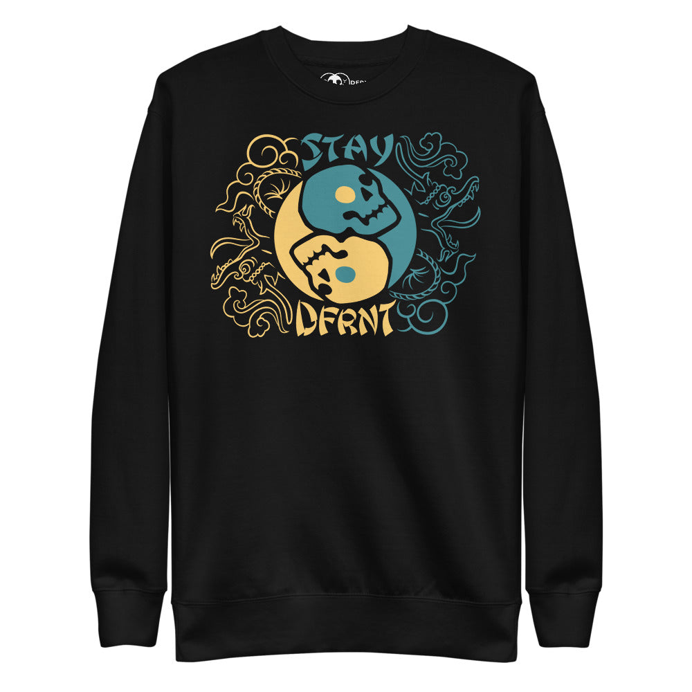 YIN YANG SKULLS | slim sweatshirt