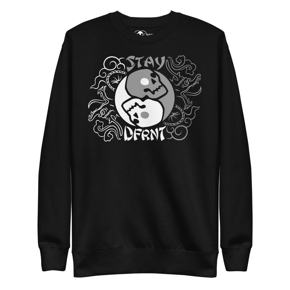 YIN YANG SKULLS | slim sweatshirt