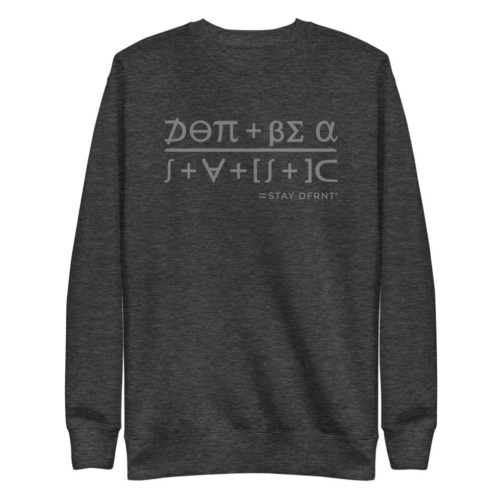 DON'T BE A STATISTIC | slim sweatshirt