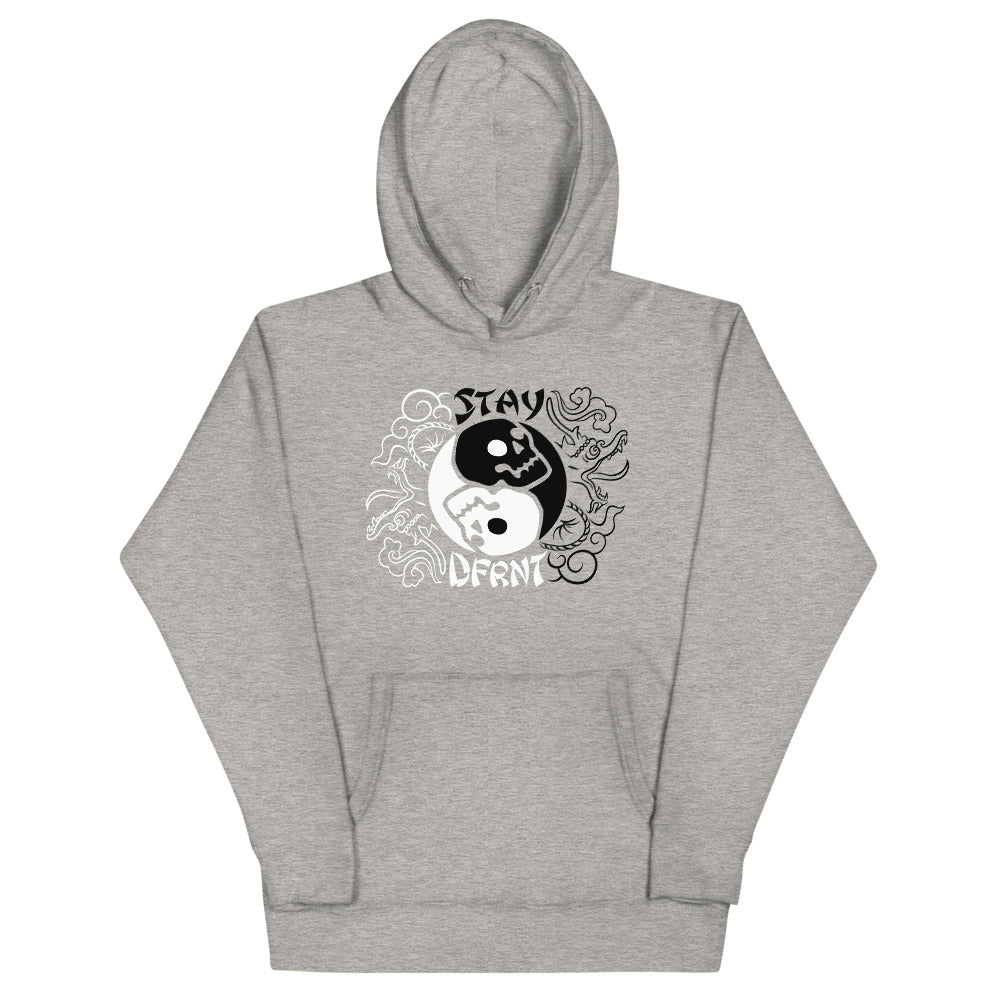 YIN YANG SKULL | slim hoodie