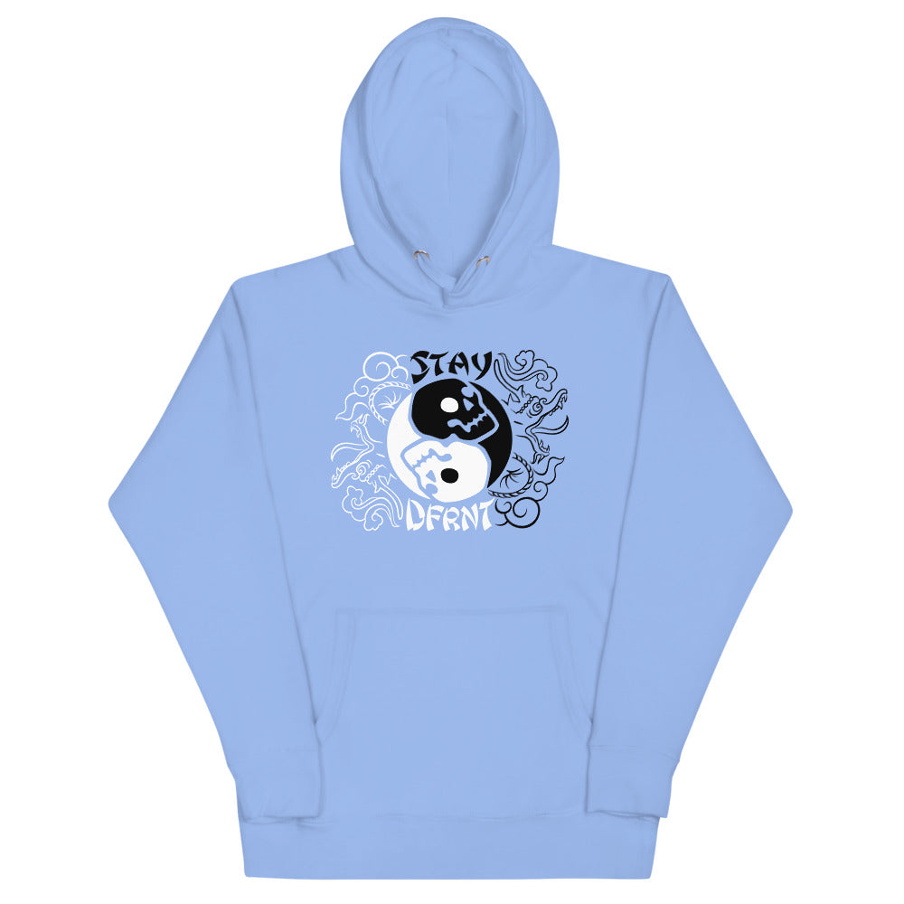 YIN YANG SKULL | slim hoodie