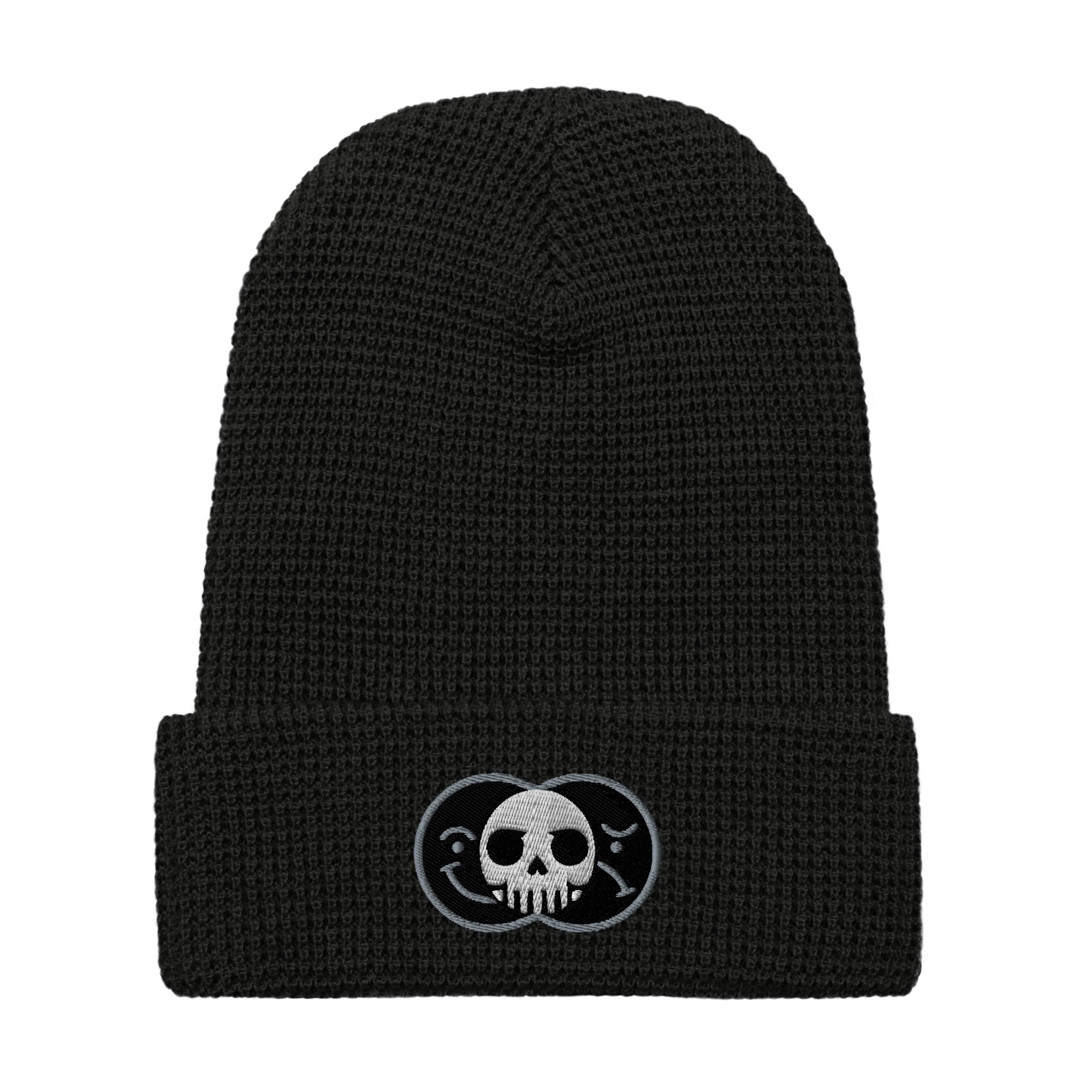 LIFE SKULL | waffle beanie