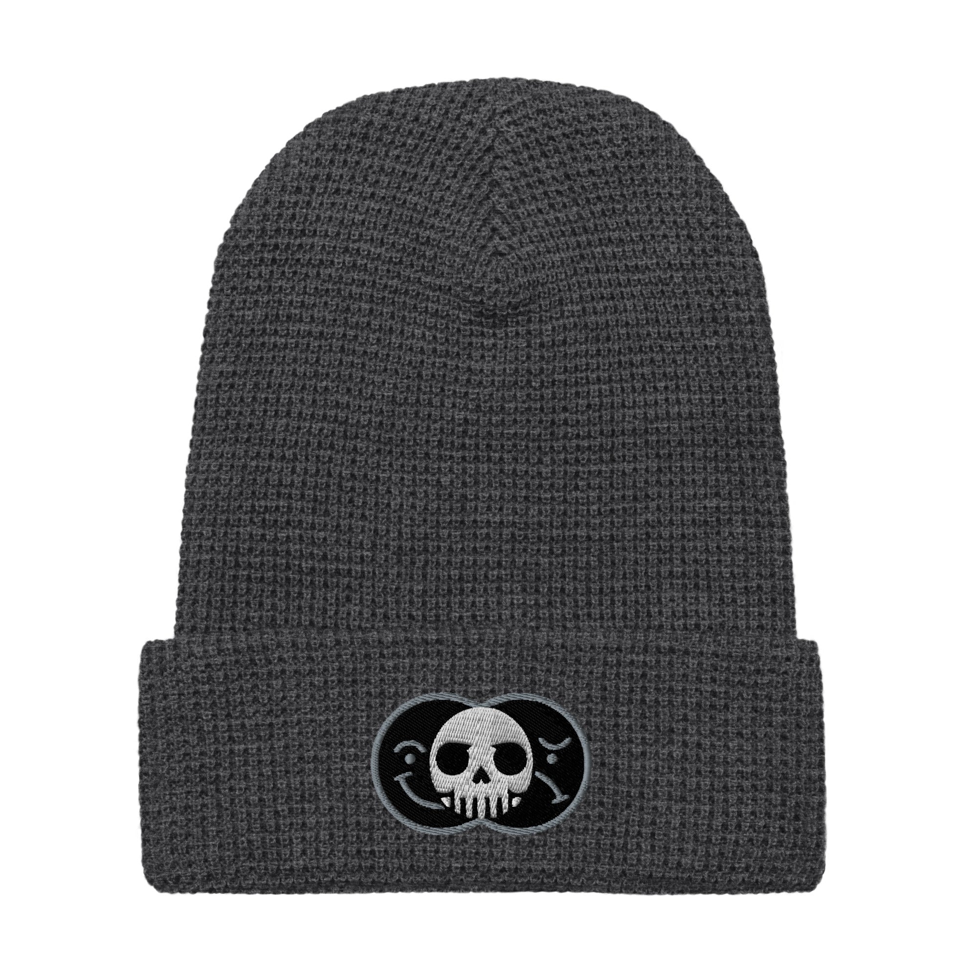 LIFE SKULL | waffle beanie