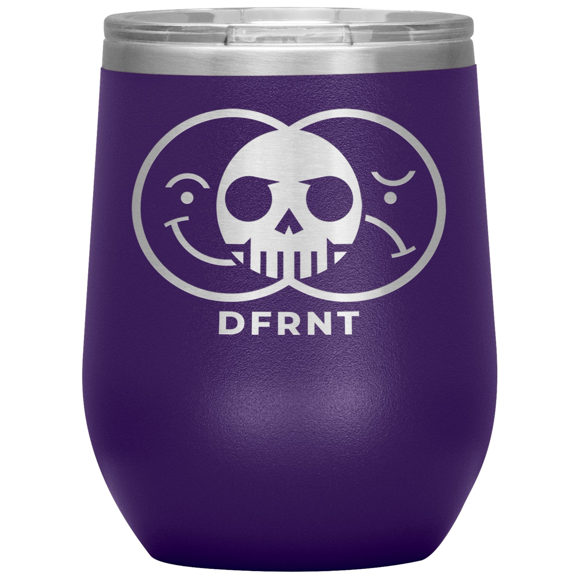 DFRNT LIFE SKULL | 12 oz wine tumbler