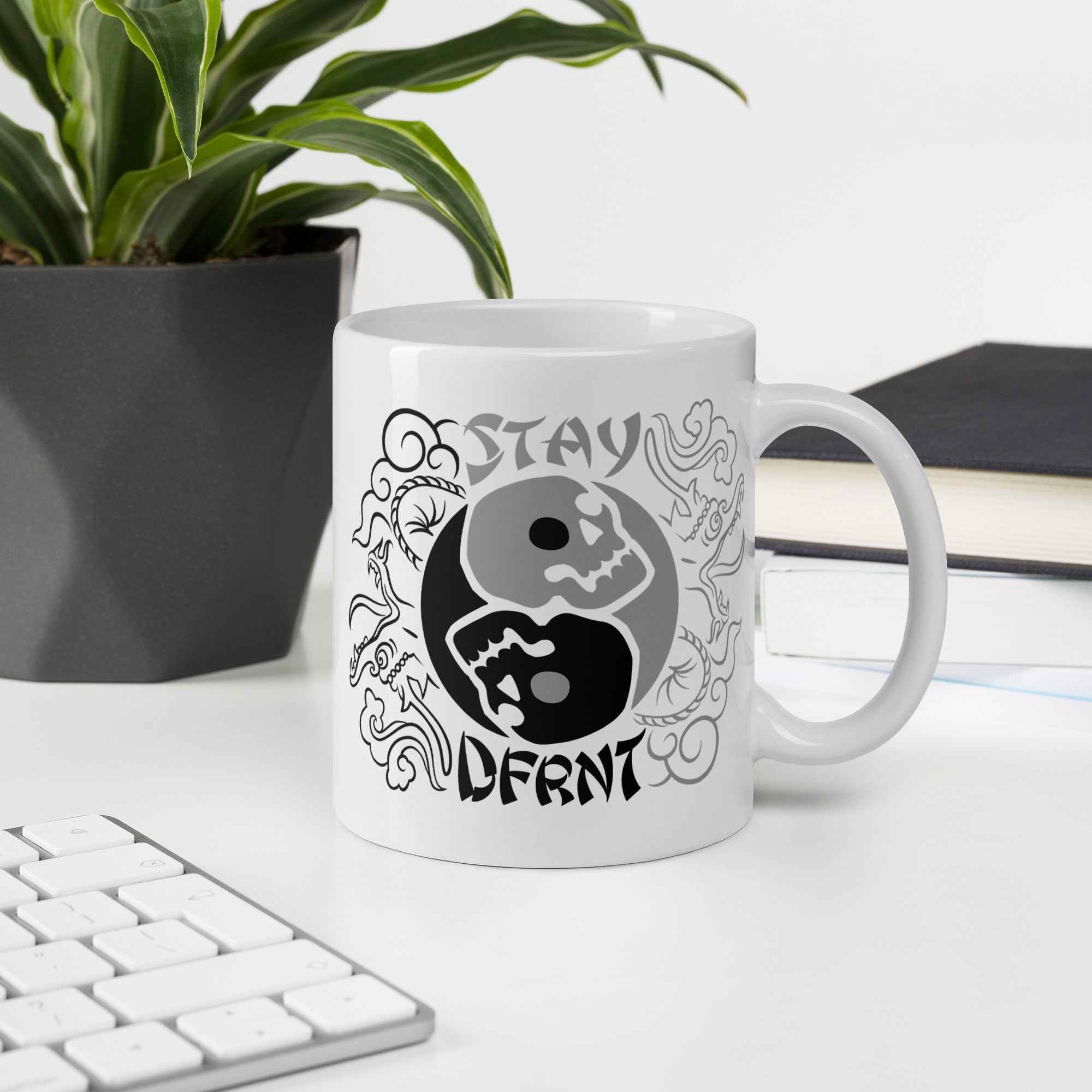 YIN YANG SKULLS | mug