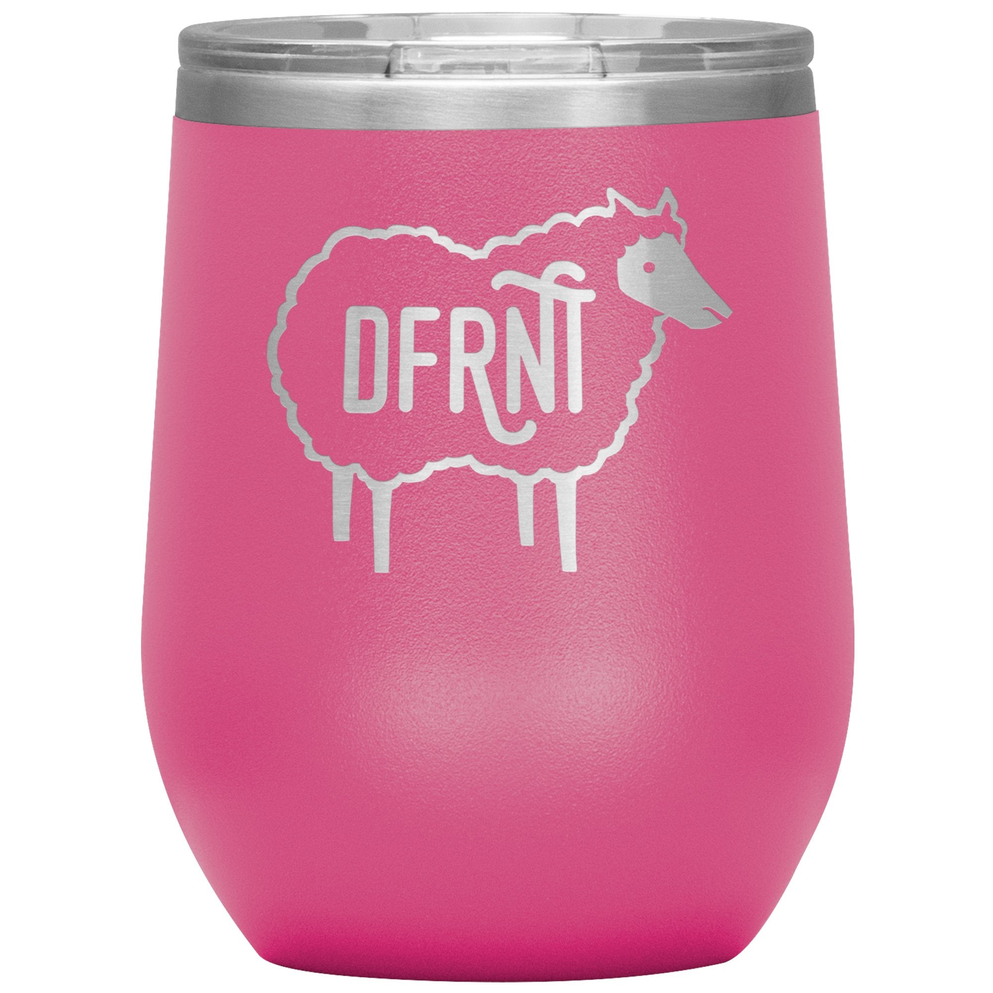 DFRNT BLACK SHEEP - 12 oz wine tumbler