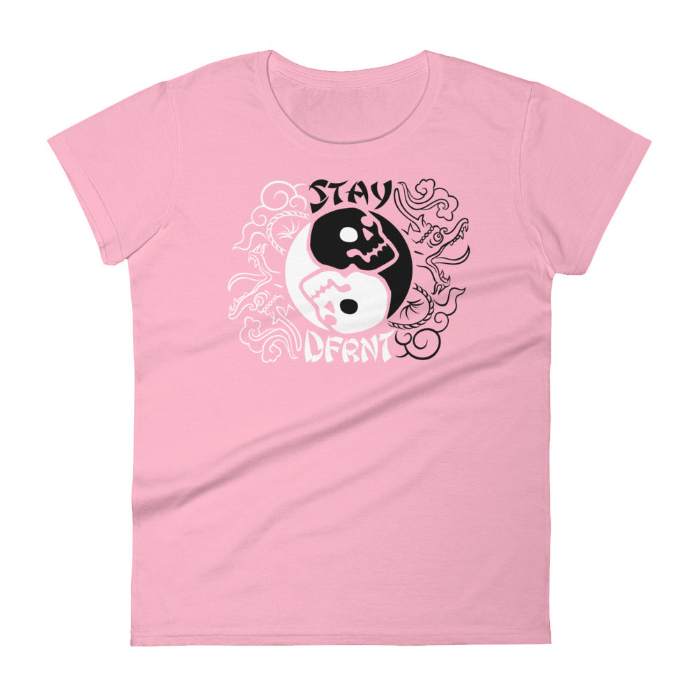 YIN YANG SKULLS | womens tee