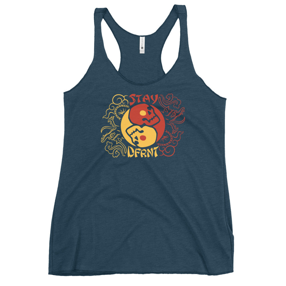 YIN YANG SKULLS | racerback tank