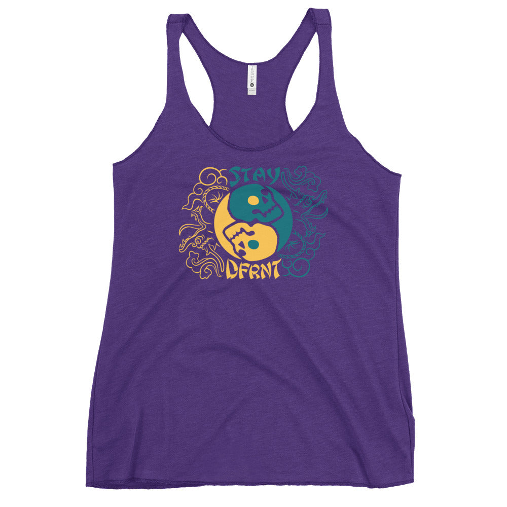 YIN YANG SKULLS | racerback tank